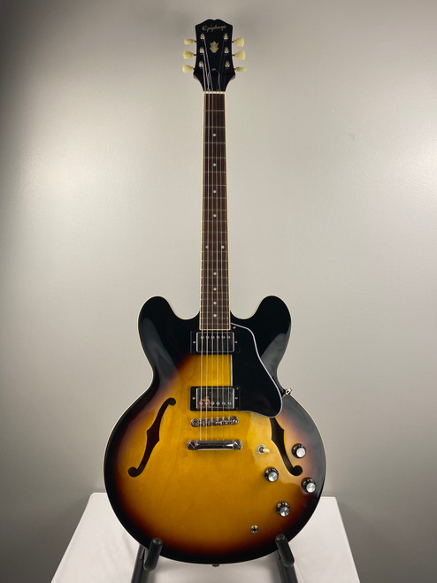 Vist Large View of Product Image Which is Used Epiphone ES-335 IG Semi-Hollow Electric Guitar Tobacco Sunburst 6-String