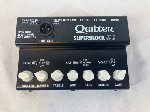 Used Quilter SUPERBLOCK US Guitar Pre Amp/SS head 41127-S000057776