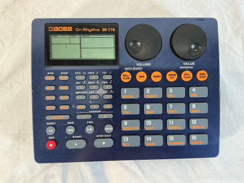 Used Boss DR RHYTHM DR-770 Compact Drum Machine 40012-S000304008