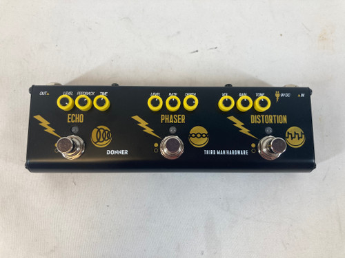 Used Donner THIRD MAN TRIPLE THREAT Guitar Pedal 41127-S000057783