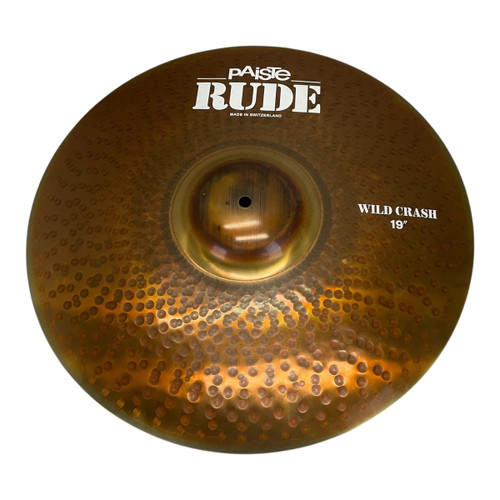 Used Paiste Rude Wild Crash 19 Crash Cymbal 19" 41117-S000051333