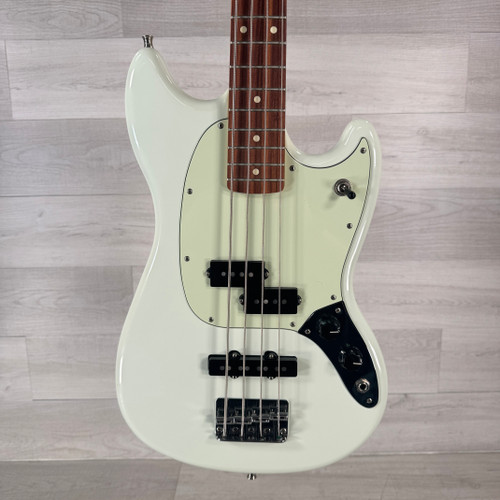 Vist Large View of Product Image Which is Used Fender 2019 Player Mustang Bass PJ - Sonic Blue with Pau Ferro Fingerboard 40112-S000178632