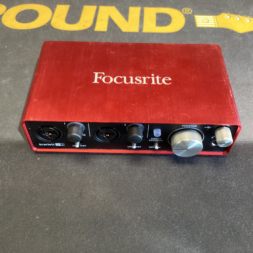 Used Focusrite SCARLETT 2I2 2ND GEN Computer Interface 2 A/D Recording Inputs 40111-S000188080