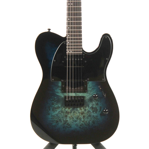 Used LTD TE-200DX T Type Electric Guitar Blue 6-String