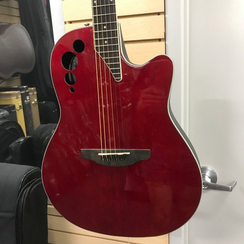Used Applause AE44II RR Laminate Top Acoustic Guitar Red 41125-S000039502