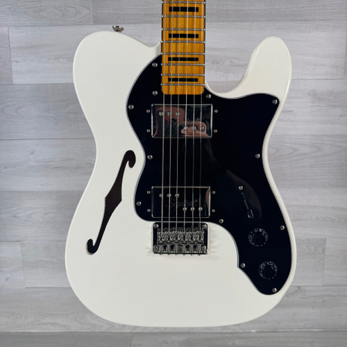 Vist Large View of Product Image Which is Used Squier Classic Vibe '70s Limited-edition Telecaster Thinline Electric Guitar - Olympic White 40112-S000178639