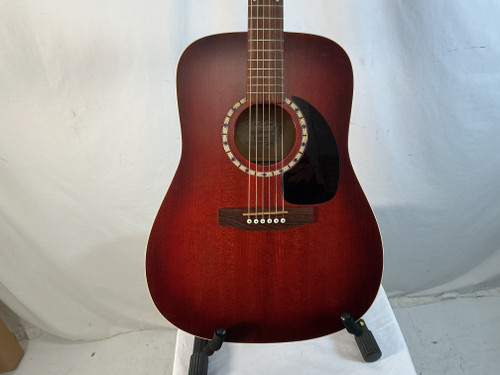 Vist Large View of Product Image Which is Used Art & Lutherie SPRUCE BURGUNDY Laminate Top Acoustic Guitar Red 40012-S000304037