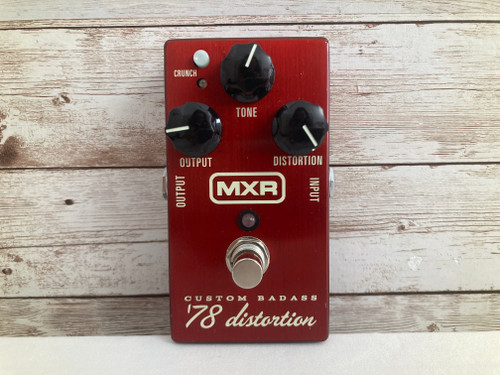 Used MXR CUSTOM BADASS 78 Distortion Pedal 41112-S000097509