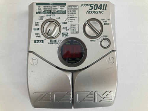 Used Zoom 504II ACOUSTIC Multi-FX Pedal 41112-S000097513