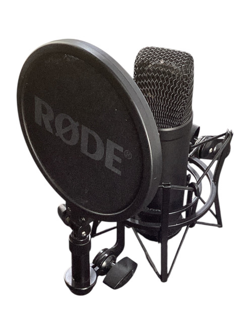 Used Rode NT-1 CONDENSER MIC W/ MOUNT/FILTER 41115-S000113207