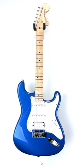 Used Squier AFFINITY STRATOCASTER HSS S Type Electric Guitar Blue 6-String 41124-S000205041