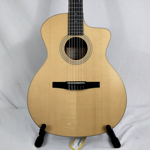 Vist Large View of Product Image Which is Used Taylor 214CE-N Solid Top Acoustic Guitar Natural 6-String 41128-S000106757