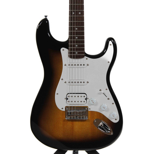 Used Squier BULLET STRATOCASTER HSS S Type Electric Guitar Sunburst 6-String