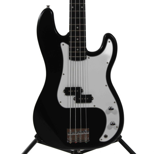 Used P BASS P Type Bass Guitar Black 4-String