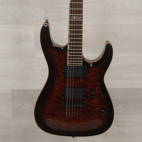 Vist Large View of Product Image Which is Used LTD MH-250NT Electric Guitar Brown   40015-S000328645