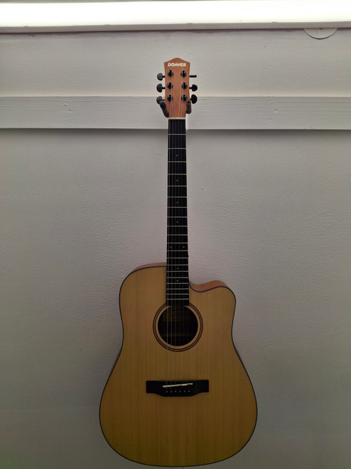 Used Donner DAG-1C Acoustic Guitar Natural 41116-S000048754