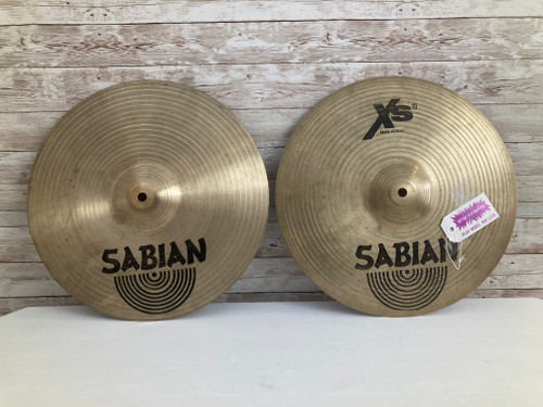Used Sabian 14" XS20 HI HATS Cymbals 41112-S000097516