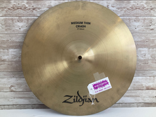 Used Zildjian 17" MEDIUM THIN CRASH Cymbal 41112-S000097525