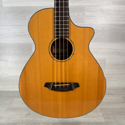 Vist Large View of Product Image Which is Used Breedlove Studio BJ350/SME4 Acoustic Bass - Natural - Case Included 40112-S000178648