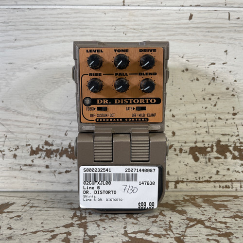 Vist Large View of Product Image Which is Used - Line 6 DR. DISTORTION Distortion Pedal 40087-S000232541