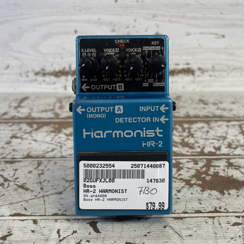 Vist Large View of Product Image Which is Used - Boss HR-2 HARMONIST Harmonizer Pedal 40087-S000232554