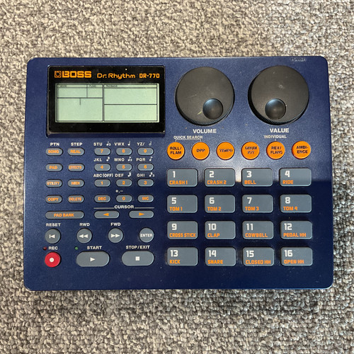 Used BOSS DR-770 DR RHYTHM Compact Drum Machine 41106-S000094487