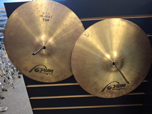 Used DRUM HEADQUARTER HI HATS Cymbal 14" 41116-S000048766