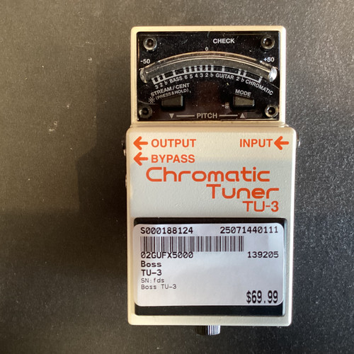 Used Boss TU-3 Tuner Pedal 40111-S000188124