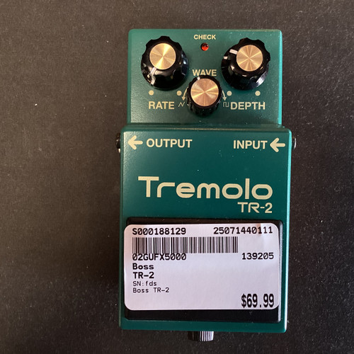 Used Boss TR-2 Tremolo Pedal 40111-S000188129