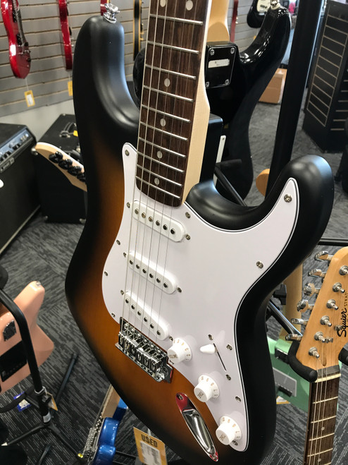 Used Squier STRATOCASTER S Type Electric Guitar Tobacco Sunburst 6-String 41123-S000110213