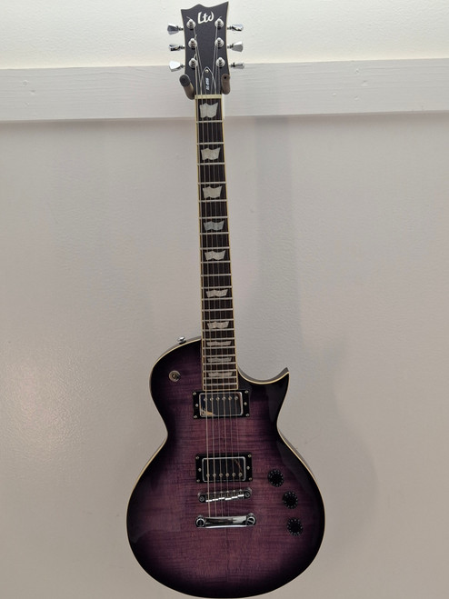 Vist Large View of Product Image Which is Used LTD EC-256 Electric Guitar Purple 6-String 41116-S000048773