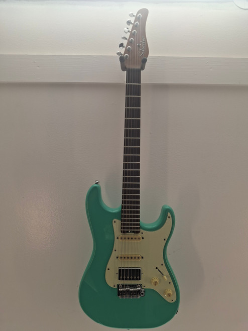 Used Schecter DIAMOND SERIES NICK JOHNSTON Electric Guitar Green 6-String 41116-S000048774