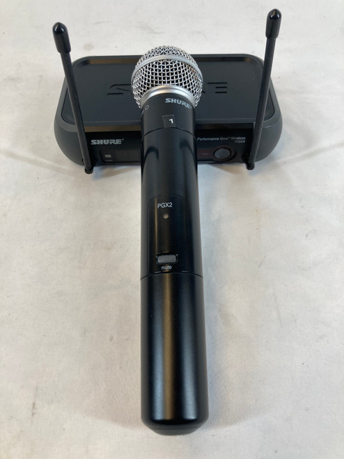 Used Shure PGX4 PGX2 SM58 Wireless Microphone 41127-S000057814