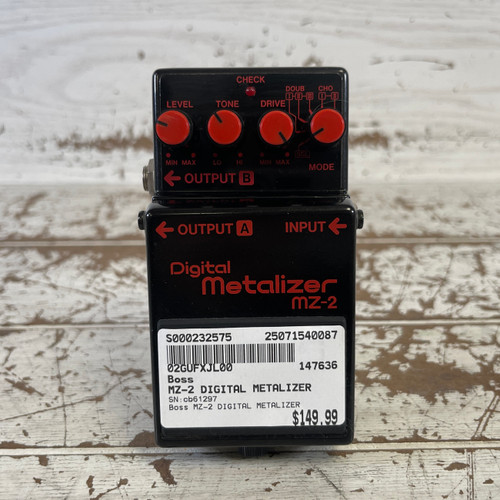 Vist Large View of Product Image Which is Used - Boss MZ-2 DIGITAL METALIZER Distortion Pedal 40087-S000232575