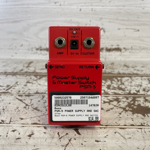 Vist Large View of Product Image Which is Used - Boss PSM-5 POWER SUPPLY AND SWITCH Pedal Power Supply 40087-S000232576