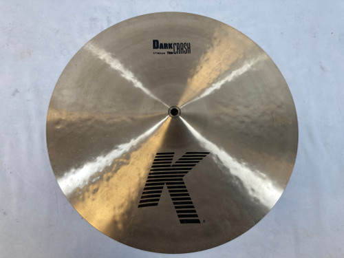 Used Zildjian 17" K Thin Dark Crash Cymbal 41127-S000057822