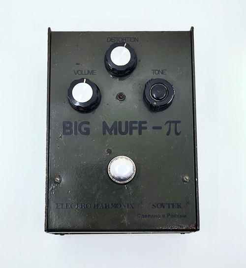 Vist Large View of Product Image Which is Used Electro Harmonix (E/H) BIG MUFF PI GREEN BUBBLE Vintage Distortion/Overdrive Pedal