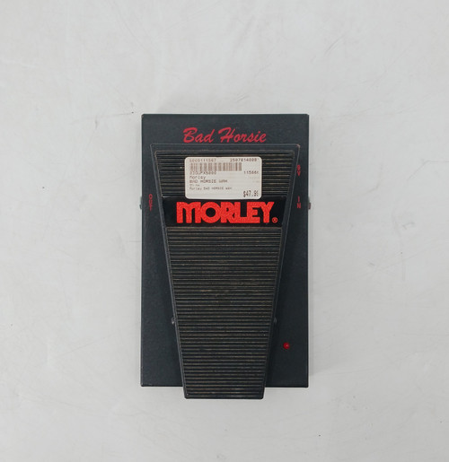 Vist Large View of Product Image Which is Used Morley BAD HORISE RED FONT Guitar Effect