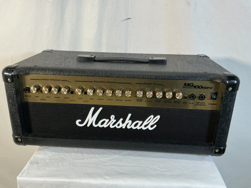 Vist Large View of Product Image Which is Used Marshall MG SERIES 100 HDFX HEAD Solid State Guitar Head 40012-S000304130