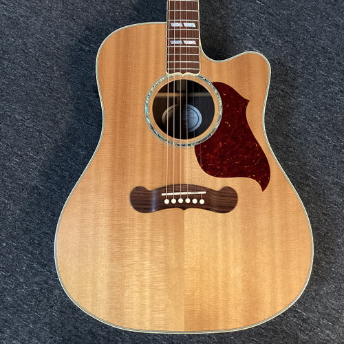 Used Gibson SONGWRITER DELUXE EC STUDIO Solid Top Acoustic Guitar Natural 40111-S000188140