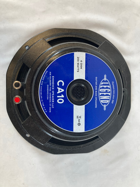 Used Eminence Legend CA10 10" Bass Speaker 41127-S000057854