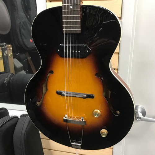 Used The Loar LH-301T-VS Semi-Hollow Electric Guitar Tobacco Sunburst 6-String 41125-S000039596
