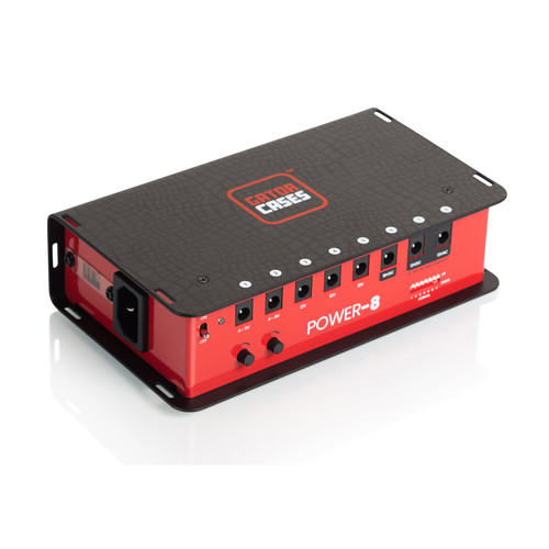 Vist Large View of Product Image Which is New Gator 8 Out Pedalboard Power Supply 40015-GTR-PWR-8