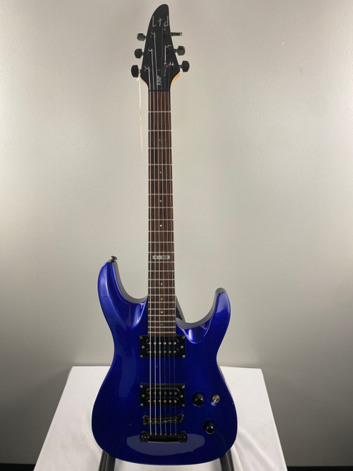 Vist Large View of Product Image Which is Used LTD H-100 Vintage S Type Electric Guitar Blue 6-String
