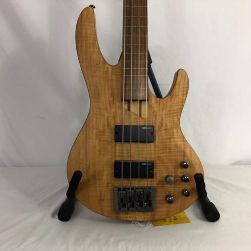 Vist Large View of Product Image Which is Used LTD B-204 SMFL Modern Metal Bass Guitar Natural 4-String 41128-S000106790