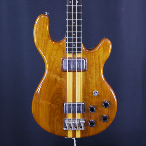 Vist Large View of Product Image Which is Used Kramer 450B ALUMINUM BASS GUITAR LATE 70S Vintage Bass Guitar Natural 4-String