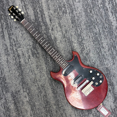 Vist Large View of Product Image Which is Used Gibson MELODY MAKER D VIBROLA 60S Vintage SG Type Electric Guitar Red 6-String 41124-S000205123
