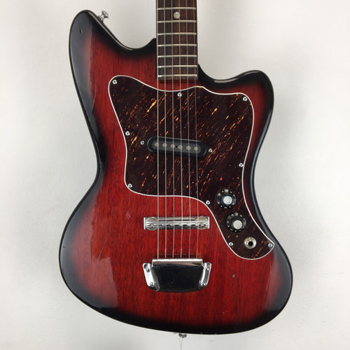 Used Teisco PRESTIGE MIJ Offset Double Cutaway Electric Guitar Cherry Sunburst 6-String 41124-S000205128