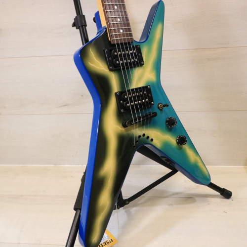 Vist Large View of Product Image Which is Used Dean DIMEBAG DEAN FROM HELL Electric Guitar Blue 6-String 41108-S000062138