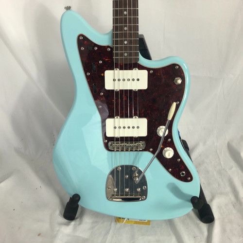 Vist Large View of Product Image Which is Used Squier JAZZMASTER Electric Guitar Blue 6-String 41128-S000106803
